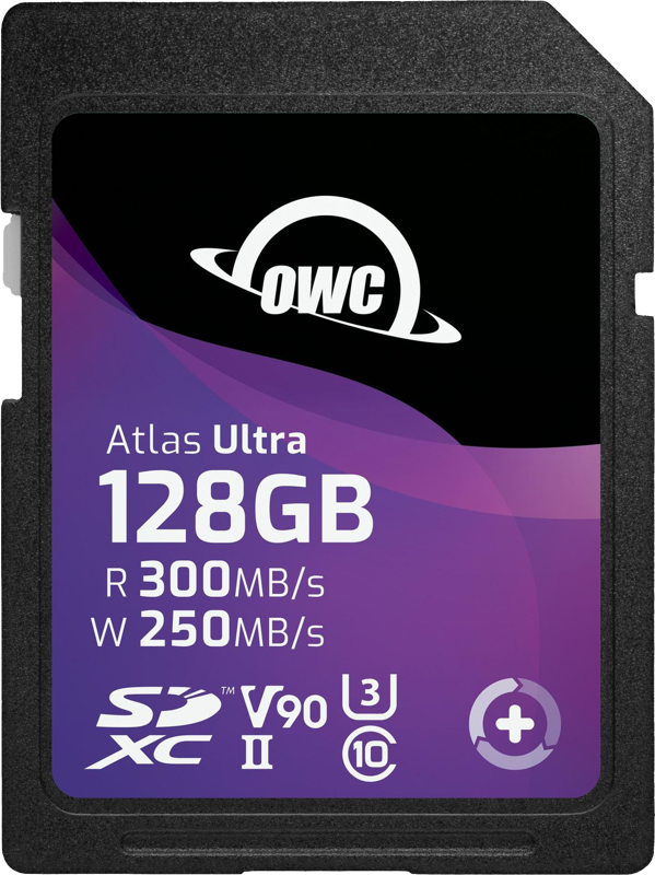 OWC SD Atlas Ultra SDXC UHS-II R300/W250 (V90) 128GB