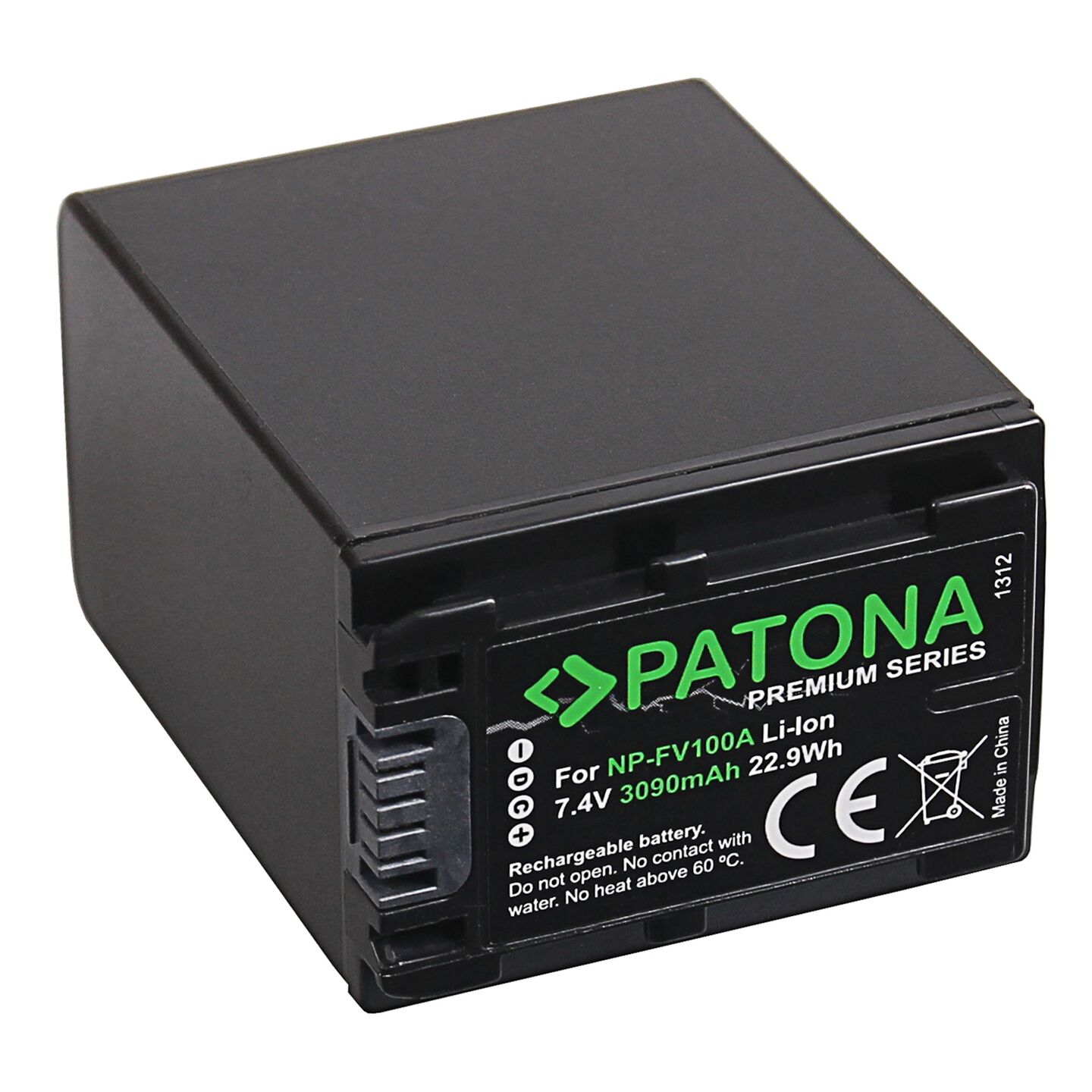 Acumulator Patona Premium NP-FV100 3090mAh replace Sony DCR-DVD DCR-HC DCR-SR-1312