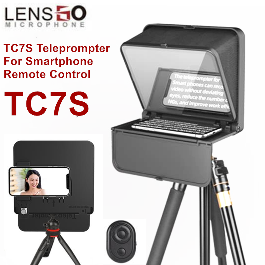 Teleprompter portabil LENSGO TC7S pentru Smartphone