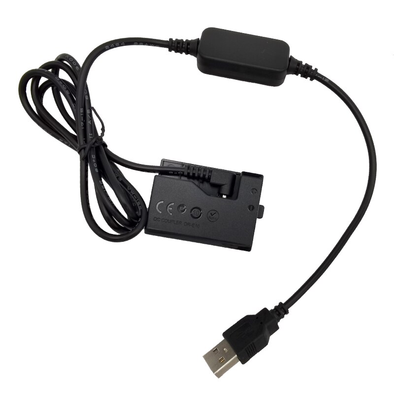 AC adapter USB ACK-E10 coupler DR-E10 LP-E10 replace Canon