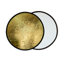 Blenda rotunda 2in1 white-gold 80cm