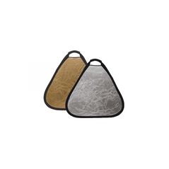Blenda triunghiulara cu maner gold-silver 60cm