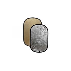 Blenda ovala 2in1 gold-silver 60x90cm