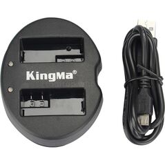 Incarcator KingMa USB dual EN-EL15 replace Nikon D7000 D7100 D7200 D800 D800E D810 D600 D610 1 V1