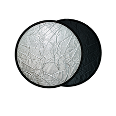 Blenda rotunda 2in1 silver-black 110cm