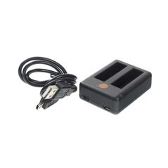 Incarcator dual DSTE AHDBT-401 pentru GoPro Hero 4 Black Edition, GoPro Hero 4 Silver Edition BC-GP4B