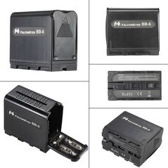 Adaptor 6 baterii AA la acumulator seria NP-F pentru diverse accesorii