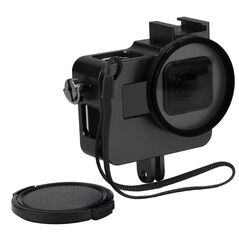 Carcasa / cadru aluminiu cu UV si capac compatibila GoPro Hero 5 Black GoPro Hero 6 Black GP354b