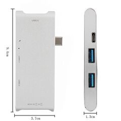 Adaptor USB 3.0 C Type, SD Card, MicroSD pentru MacBook YC-205