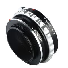 K&F Concept Nikon(G)-NEX adaptor montura Nikon(G) la Sony E-Mount (NEX)