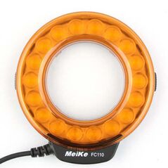 Meike MK-FC100 Blitz macro cu LED-uri si functie de lumina continua