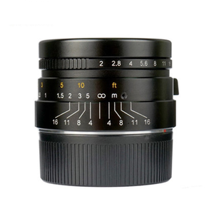 Obiectiv manual 7Artisans 35mm F2.0 negru pentru Leica M-mount