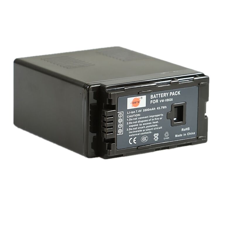Acumulator DSTE DMW-BLA13E VW-VBG6 5900mAh  replace pentru camere video Panasonic HDC-DX HDC-HS HDC-SD HDC-SX5 HDC-TM SDR-H