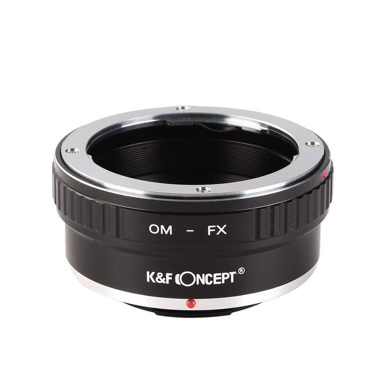 K&F Concept OM-FX adaptor montura Olympus OM la Fuji X-Mount