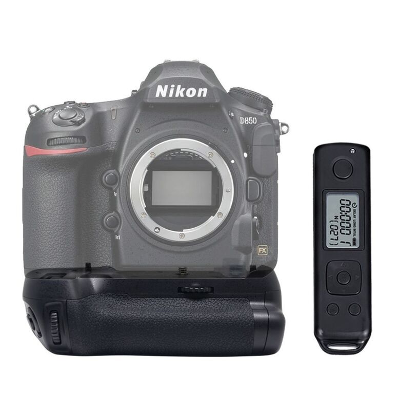 Grip Meike MK-D850 PRO cu telecomanda wireless pentru Nikon D850