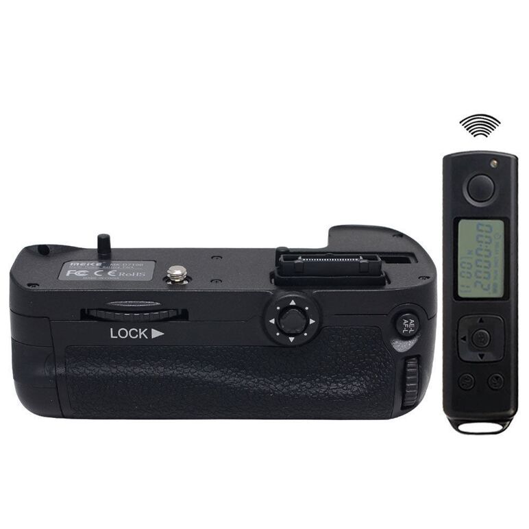 Grip Meike MK-DR7100 cu telecomanda wireless pentru Nikon D7100 D7200