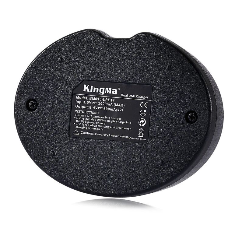 Incarcator KingMa USB dual LP-E17 pentru Canon